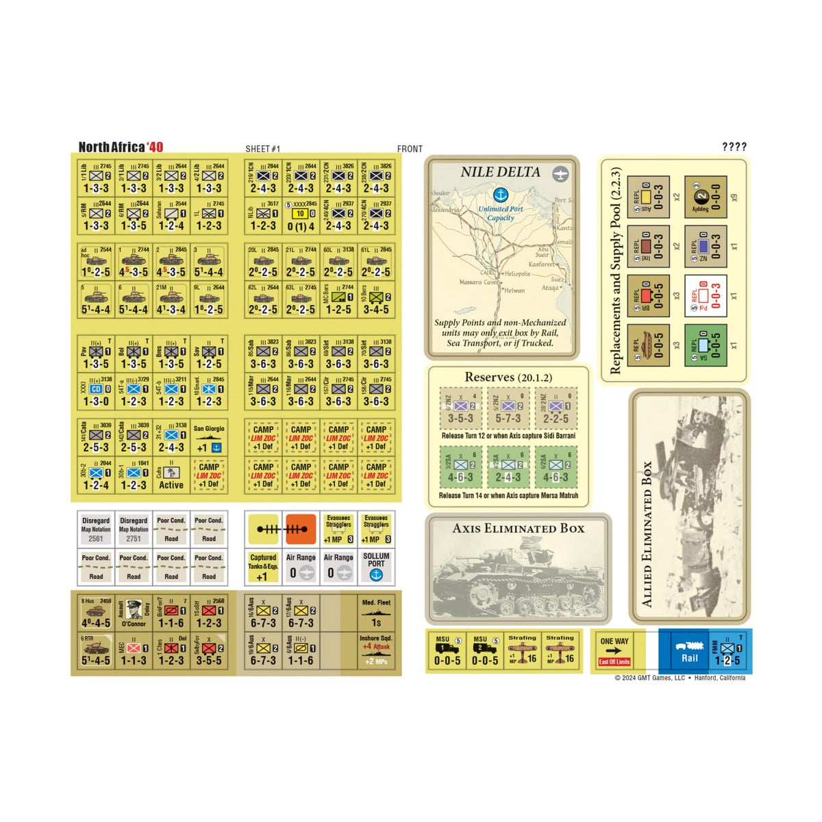 GMT Games North Africa '40