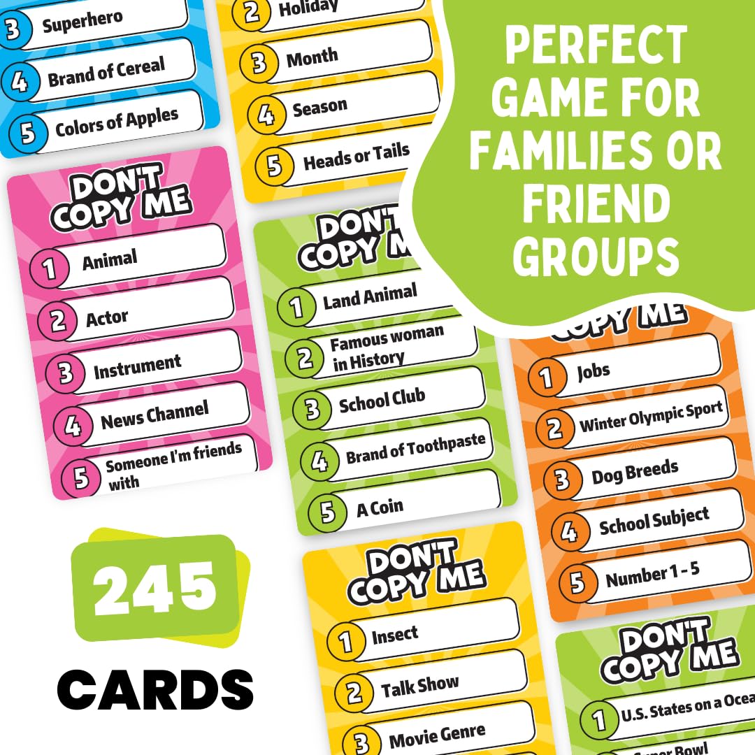 Viral Studios Don't Copy Me | The Party Card Game Where Matching Gets You Eliminated - Fast-Paced Game for Friends, Families, & Game Nights, All Ages