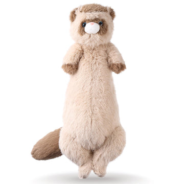 ZJoey 20.5 Inch Ferret Plush Stuffed Animal Long Cute Ferrets Pillow Soft Doll Stuffed Cute Toys Animals Lover Gift Kid Birthday Holiday Party