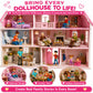 Beverly Hills Sweet Li’l Family Bendable Mini Dollhouse Figures | Set of 9 Grandpa, Grandma, Mom, Dad, Sister, Brother, Toddler, Twin Boy & Girl