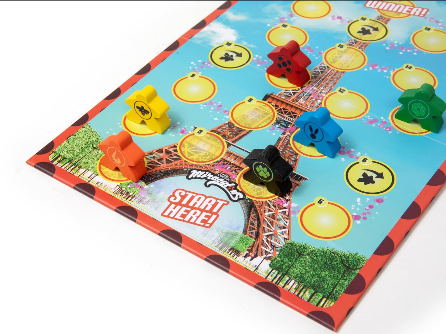 Miraculous Board Game - Race to the Top of the Tower - Fun Action Game for Kids | Super Hero Adventure Game Featuring Ladybug, Cat Noir & Friends