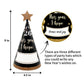 R1chyK1ng 24PCS Happy New Year Party Hats 2026 - New Year’s Eve Paper Cone Hat Party Supplies Decorations