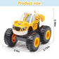 mcgskl The Monster Machines Toys, The Monster Machines Toy Truck & Figure Set - Machines Toys Scooters Car for 3 4 5 6 Year Old Toddlers Kids