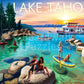 Boardwalk Lake Tahoe 210 Piece Personal Puzzle, Jigsaw Puzzles with Premium Box, Lake Tahoe Gifts for Adults, 6"x8"