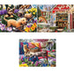 Bits and Pieces - Value Set of Three (3) - 300 Piece Jigsaw Puzzles for Adults - Spring Collection Large Piece Jigsaws by Artist Larry Jones - 18” x