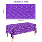 Viffeyadan 3 Pcs Demon Theme Party Tablecloth Decorations, Demon Energy Pattern, 9FT Sparkling Laser Tablecover, Korean Idol Movie Party Supplies
