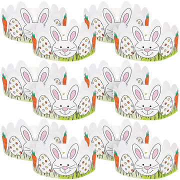 Color Your Own Easter Crowns - Makes 12 - DIY Crafts for Kids and Fun Home Activities
