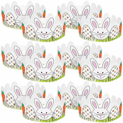 Color Your Own Easter Crowns - Makes 12 - DIY Crafts for Kids and Fun Home Activities