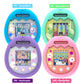JCHPINE Hard Carrying Case and Silicone Cover Compatible with Tamagotchi Pix Interactive Virtual Pet Game Machine, Screen Film Protector for