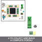 Mattel Minecraft Toys, Creeper Action Figure with Flint & Steel Accessories, Collectible Toy in 3.25-inch Scale