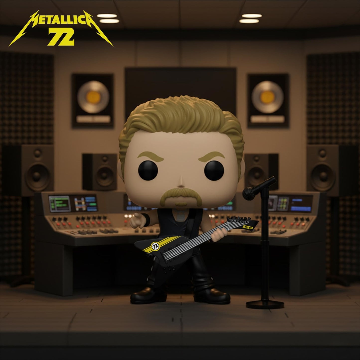 Funko Pop! Rocks: Metallica - James - 72 Seasons - Collectable Vinyl Figure - Gift Idea - Official Merchandise - Toys for Kids & Adults - Music Fans