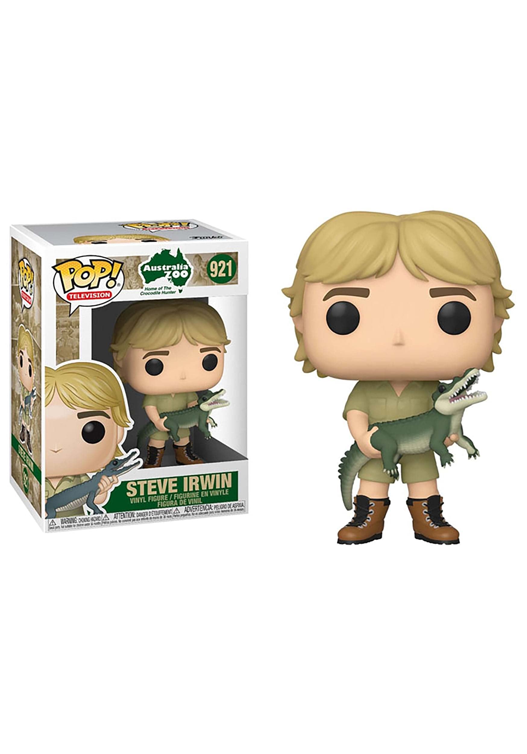 Funko Pop! TV: Crocodile Hunter - Steve Irwin Vinyl Figure (Styles May Vary)
