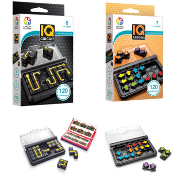 SmartGames IQ Bundles Circuit Series, Ages 7-Adult