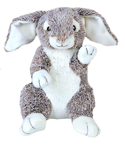 Cuddly Soft 16 inch Stuffed Gray & White Rabbit - We Stuff 'em...You Love 'em!
