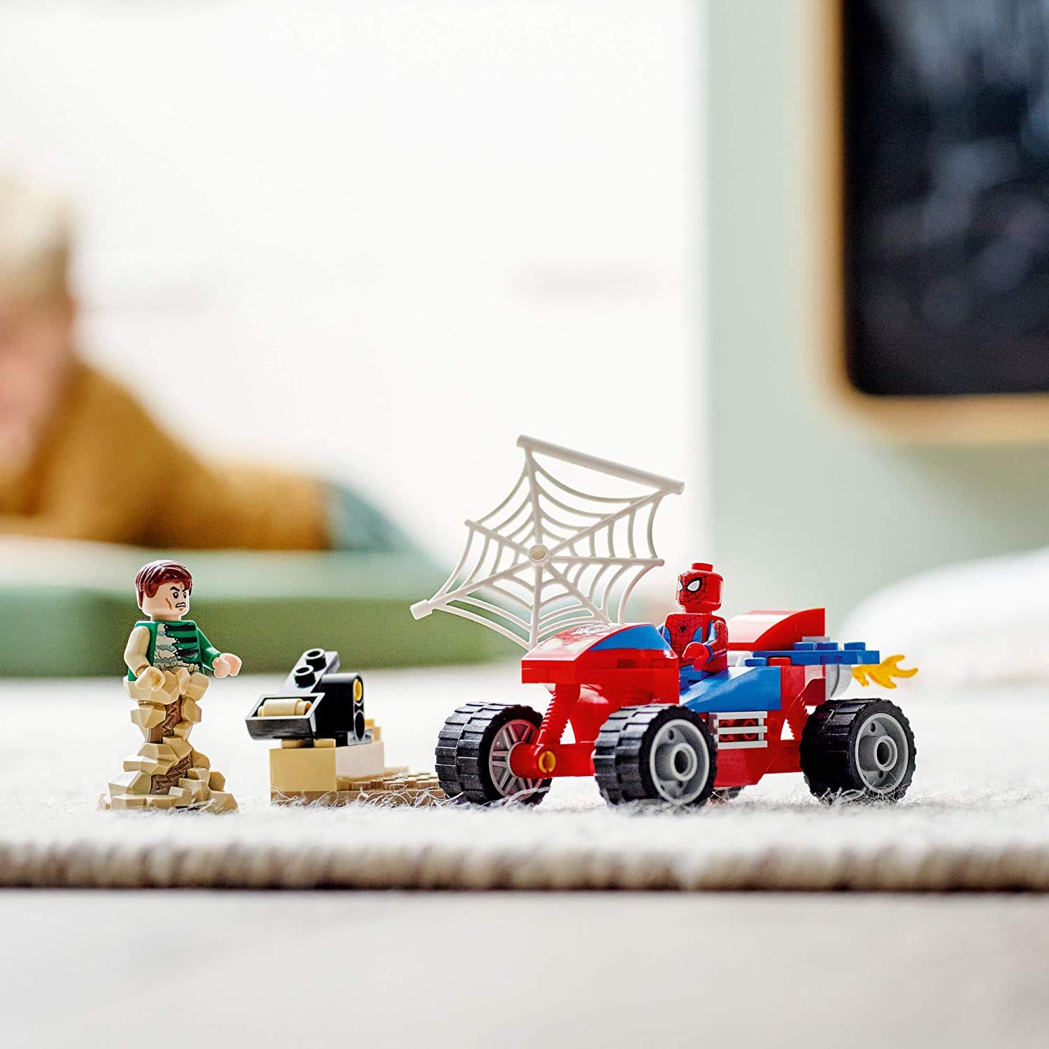 LEGO Marvel Spider-Man: Spider-Man and Sandman Showdown 76172 Collectible Construction Toy, New 2021 (45 Pieces)