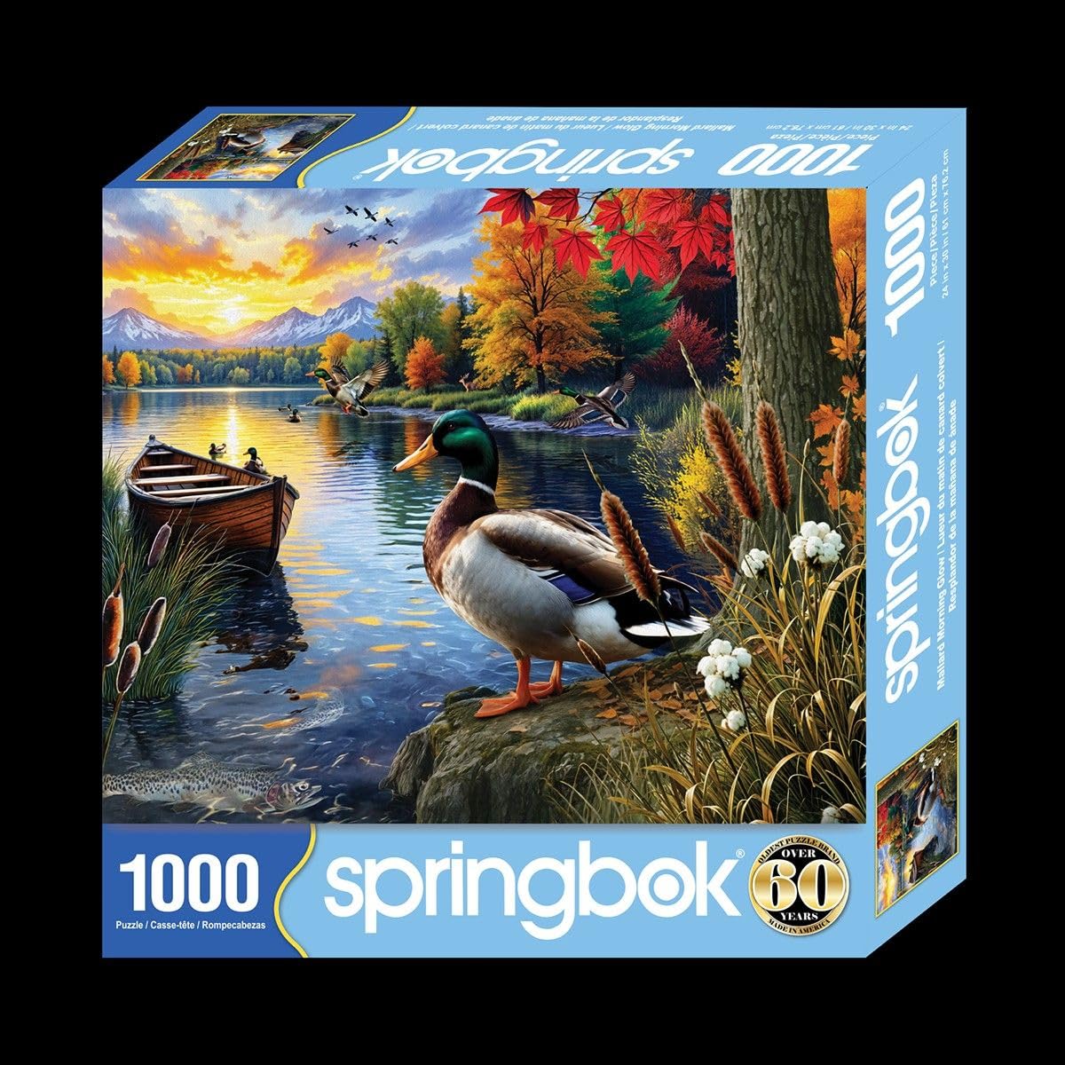 Springbok Mallard Morning Glow 1000 Piece Jigsaw Puzzle for Adults