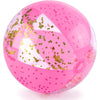 AMOR PRESENT Glitter Beach Ball, 16 Inch, Pink