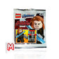 LEGO Marvel Super Heroes Avengers Tower Battle Minifigure - Black Widow (Printed Arms) with Weapons Stand