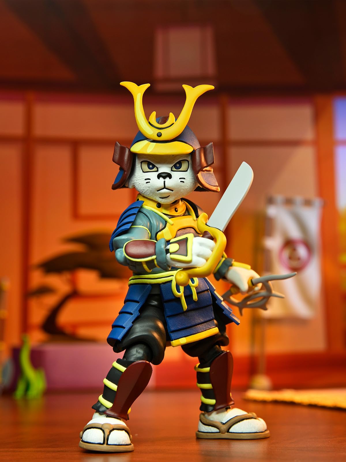 NECA Teenage Mutant Ninja Turtles 1987 Cartoon Ultimate Samurai Adventure Usagi Yojimbo 7” Scale Action Figure