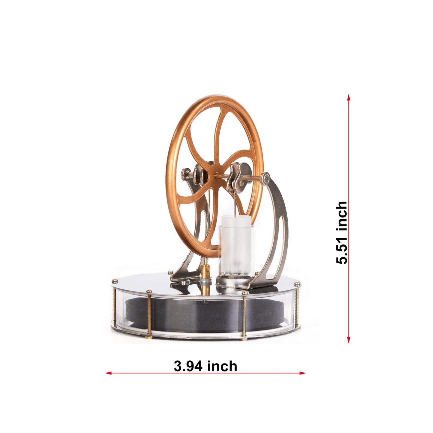 Sunnytech Low Temperature Stirling Engine Motor Steam Heat Education Model Toy Kit For mechanical skills (LT001)
