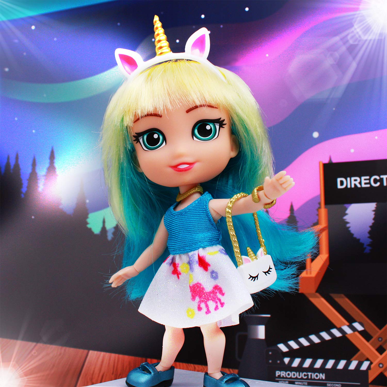 The Loyal Subjects Emma - for Keeps Girl with Cupcake Keepsake Series 1, Multi-Colored