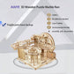 3D Wooden Puzzles for Adults Marble Run Kit - 159pc 4 Steel Marbles Build Mechanical Maze Model STEM Toys for Teens Adults, 4hr Challenge, No Glue