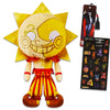 Five Nights at Freddy's Security Breach Plush Toy Set - Bundle of 7" FNAF Sun Plushie Plus Stickers | Five Nights at Freddy's Dolls Plush