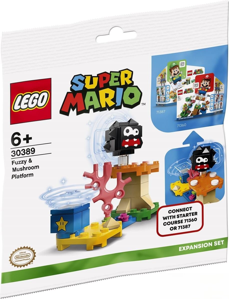 Lego 30389 Super Mario Polybeutel Set mit Plattform und Pilz