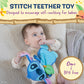 Kids Preferred Disney Baby's Lilo and Stitch - Stitch Plush and Sensory Crinkle Teether Toys for Newborn Baby Boys and Girls 10 inches