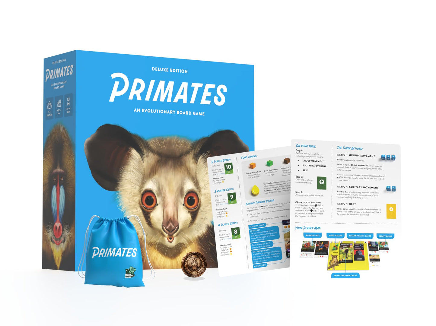 Primates: an Evolutionary Board Game (Deluxe)