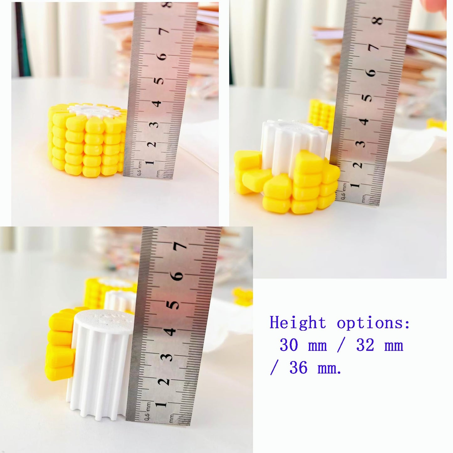 3PCS Creative Plastic Corn 3D Puzzles for Kids (Corn)