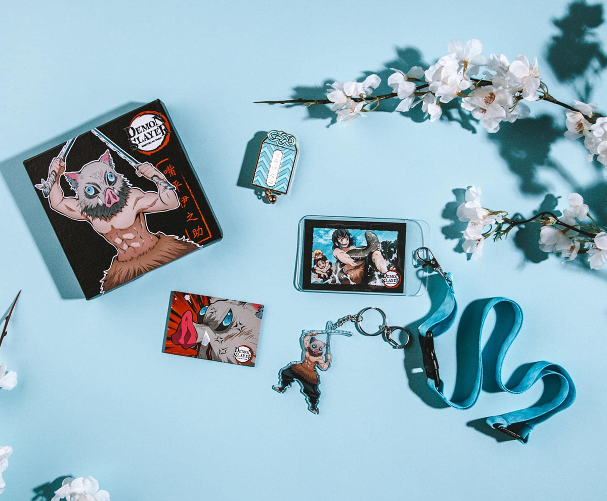 JUST FUNKY Demon Slayer: Kimetsu No Yaiba Inosuke Hashibira LookSee Mystery Adult Blind Box | Includes 5 Anime Collectibles