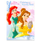 Disney Princess Coloring Book Set for Kids - Bundle with Activities, Stickers, and Games Featuring Disney Princesses Cinderella, Rapunzel, Ariel, More