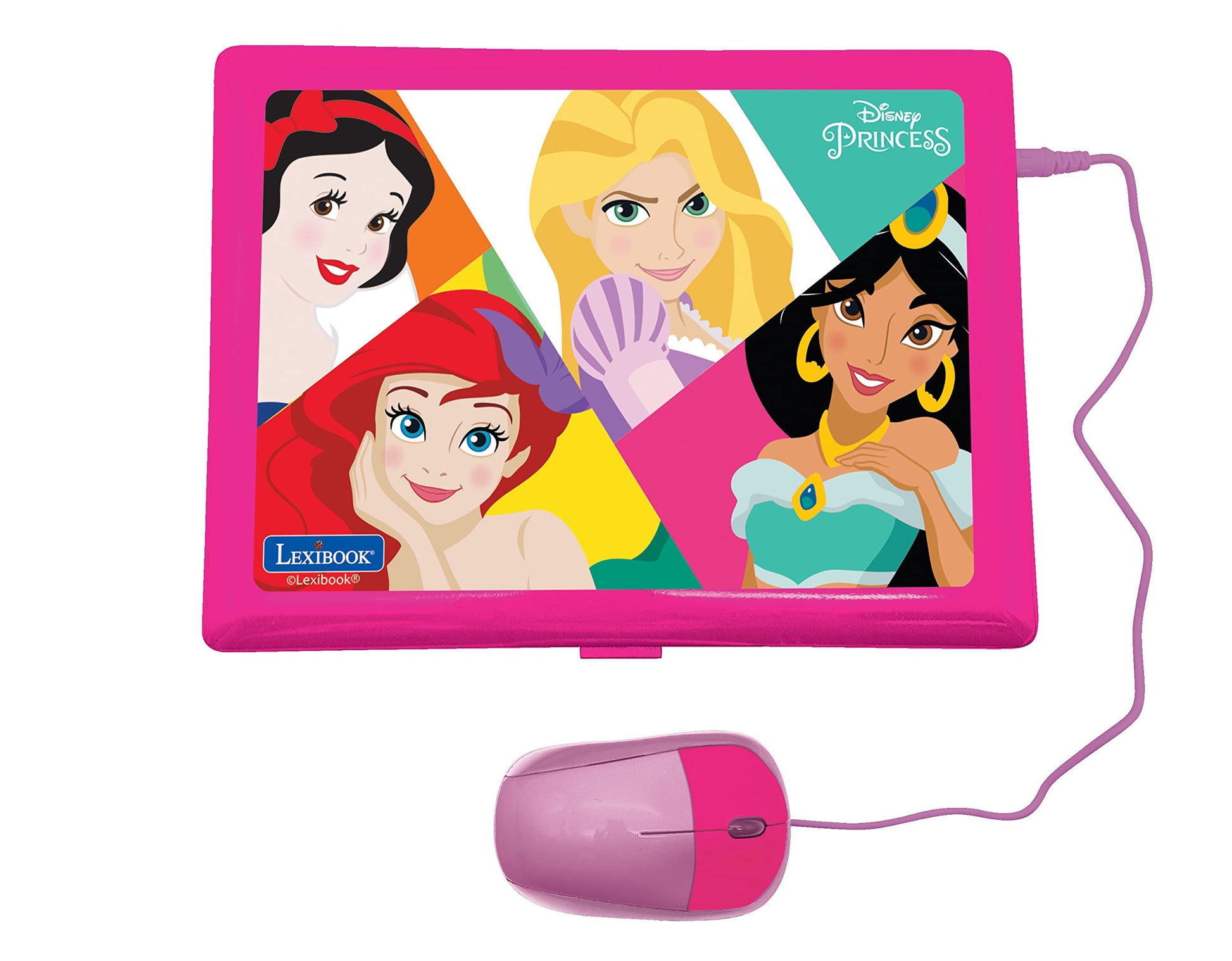 Lexibook, Disney Princess Educational Laptop for Kids, JC598DPi2