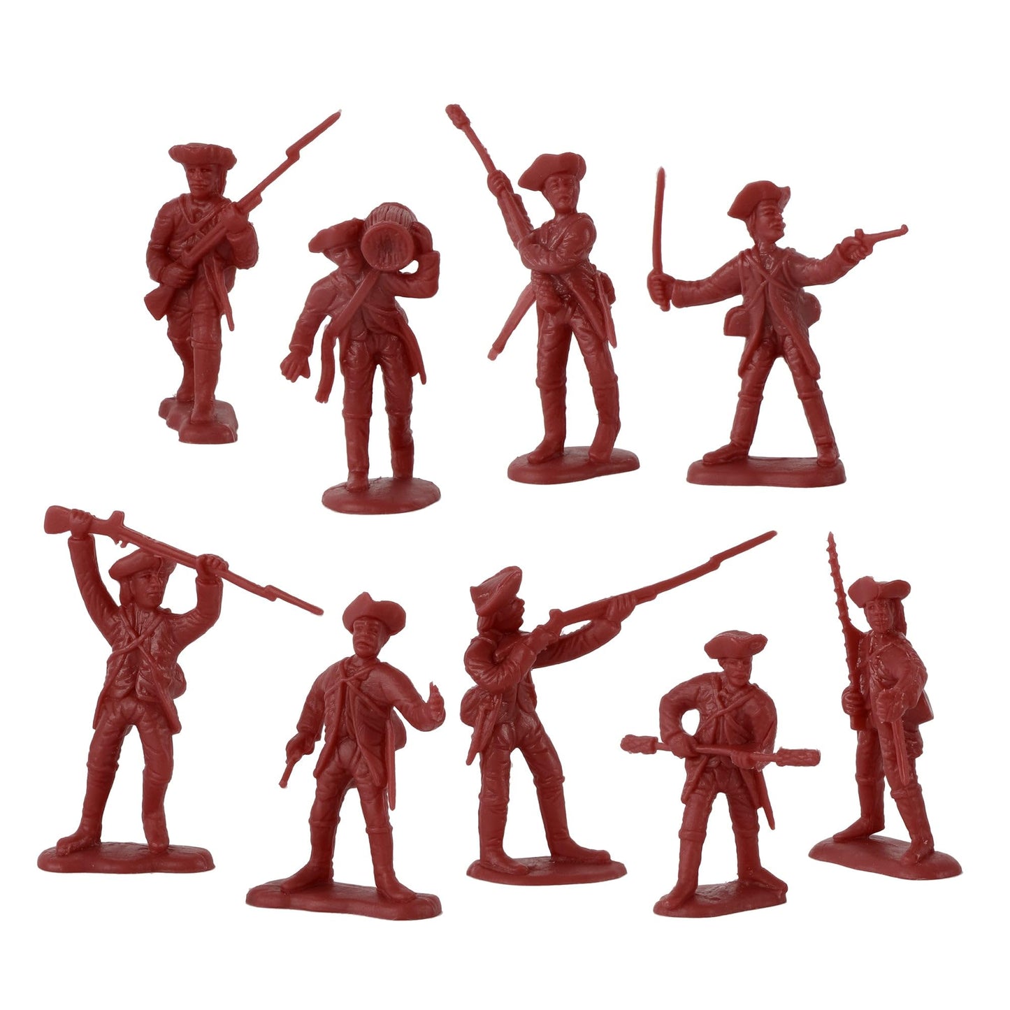 BMC ARW Battle of White Plains Artillery Crews - 32pc Plastic Soldiers & Cannon