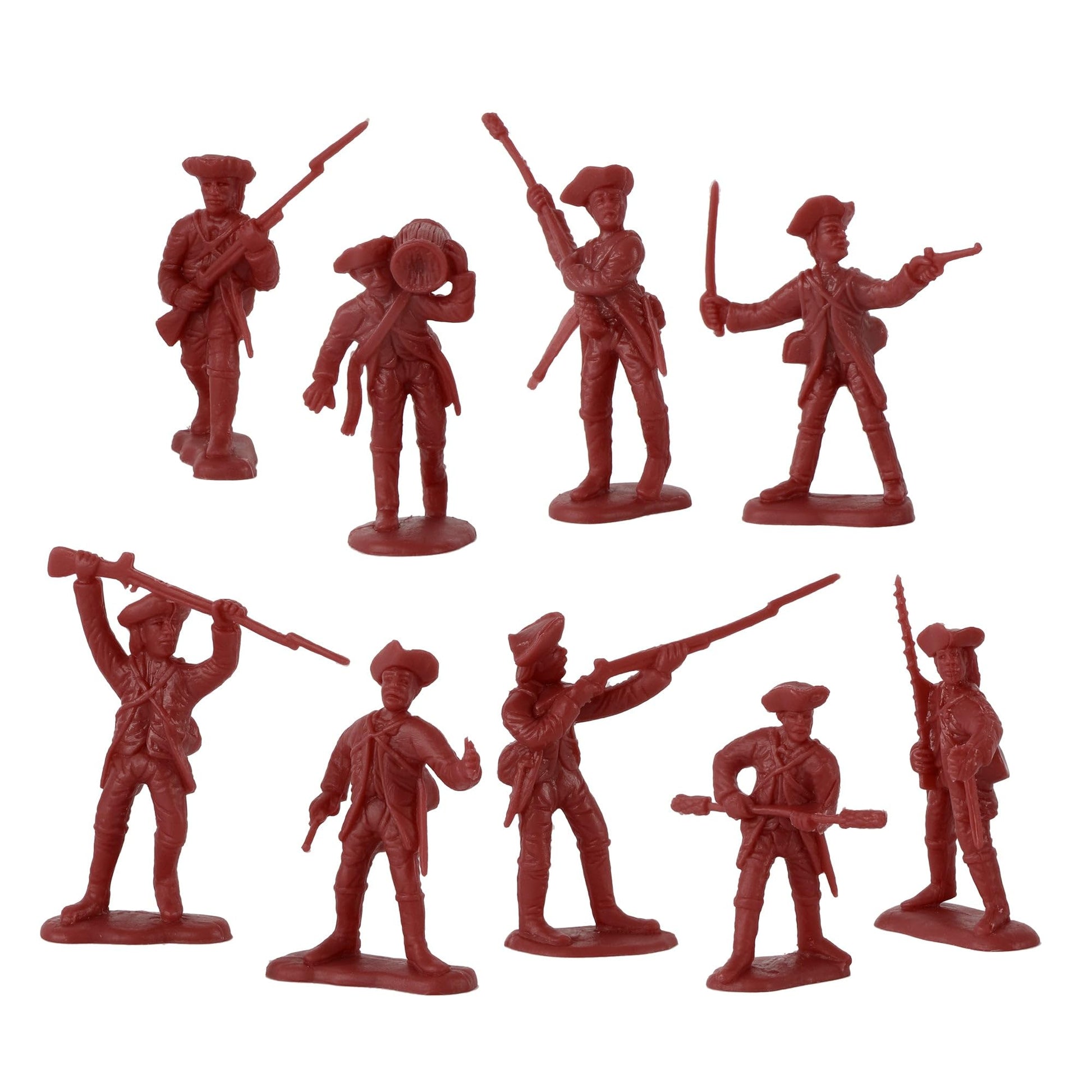 BMC ARW Battle of White Plains Artillery Crews - 32pc Plastic Soldiers & Cannon