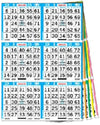 United Novelty 6 on 10 up Bingo Paper Cards- 50 Books- 500 Sheets- 10