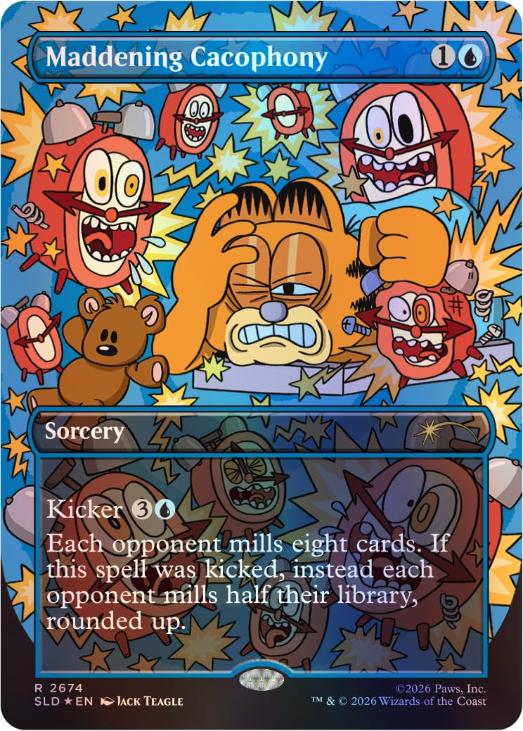 Magic: The Gathering Secret Lair x Garfield: Our Only Thought is to Entertain You (Traditional Foil Edition)