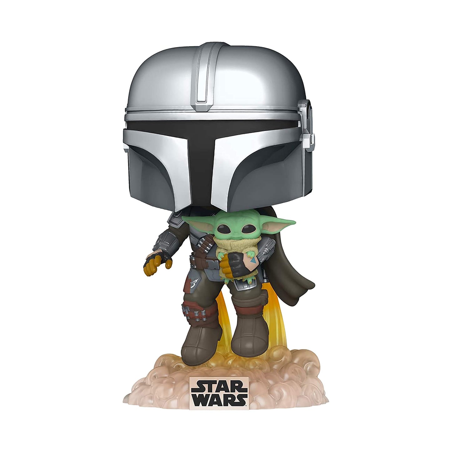 Funko Star Wars: POP! Mandalorian Collectors Set 2 - Mando Flying with Jet Pack, Child in Bag
