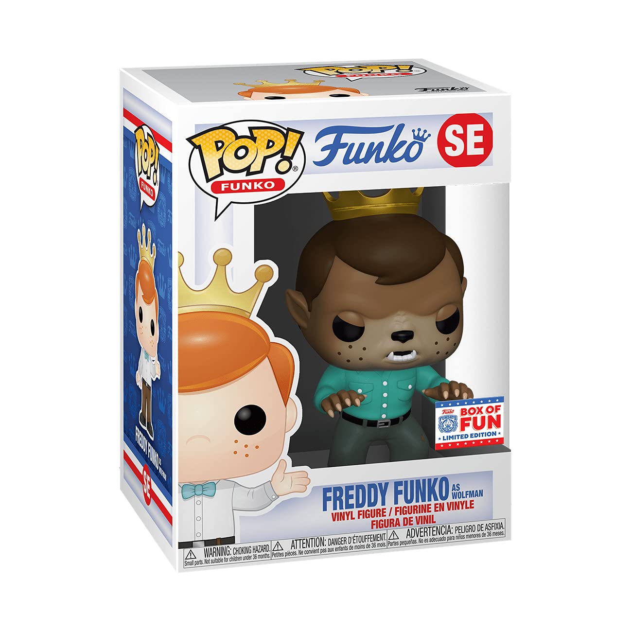 POP! Fundays Box of Fun - Wolfman Freddy 3000 Pcs Limited Edition Vinyl Figure
