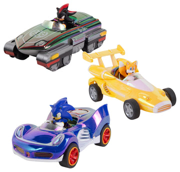 NKOK Special Edition! Sonic, Shadow and Tails Pullback (3-Pack) - Sonic & All-Stars Racing Transformed (electroplated)