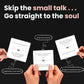 Conversation Cards - Couples, Families & Friends | 54 Inspiring Quote & Icebreaker Question Cards | Meaningful Conversations for Date Nights