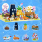 ROLOSO Toy Building Brick Blocks Sets Display Box kit Action Figures Pineapple House Patrick Stone Star Home for Boys and Girls Kids Age 2-4, 3-5