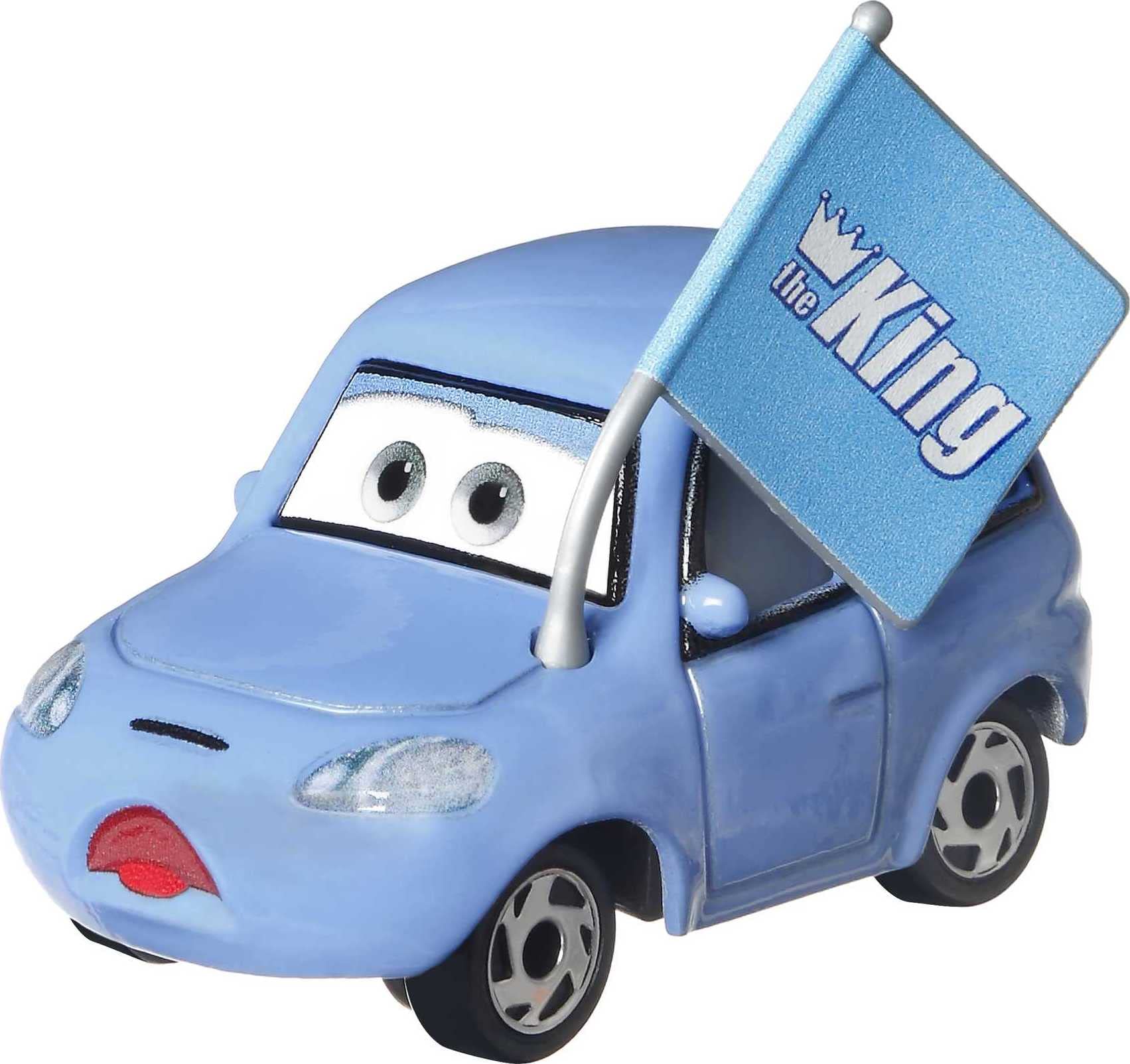 Disney Cars Toys Die-Cast Matthew True Blue Mccrew, 1:55 Scale Fan Favorite Character Vehicle for Racing and Storytelling Fun, Gift for Kids Ages 3