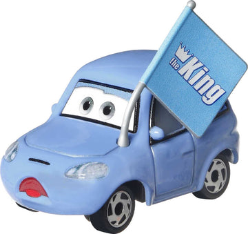 Disney Cars Toys Die-Cast Matthew True Blue Mccrew, 1:55 Scale Fan Favorite Character Vehicle for Racing and Storytelling Fun, Gift for Kids Ages 3