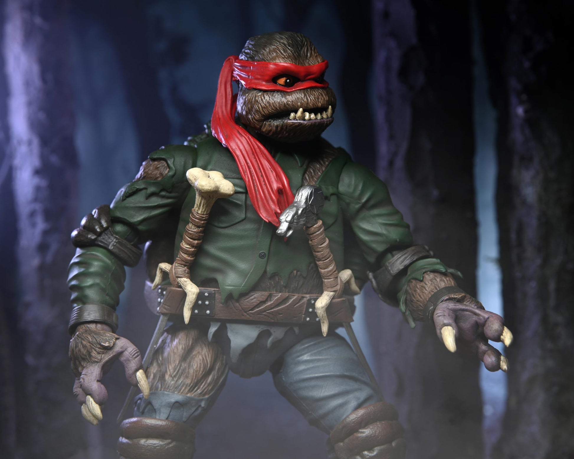 NECA Universal Monsters/Teenage Mutant Ninja Turtles Raphael as The Wolfman 7" Scale Action Figure