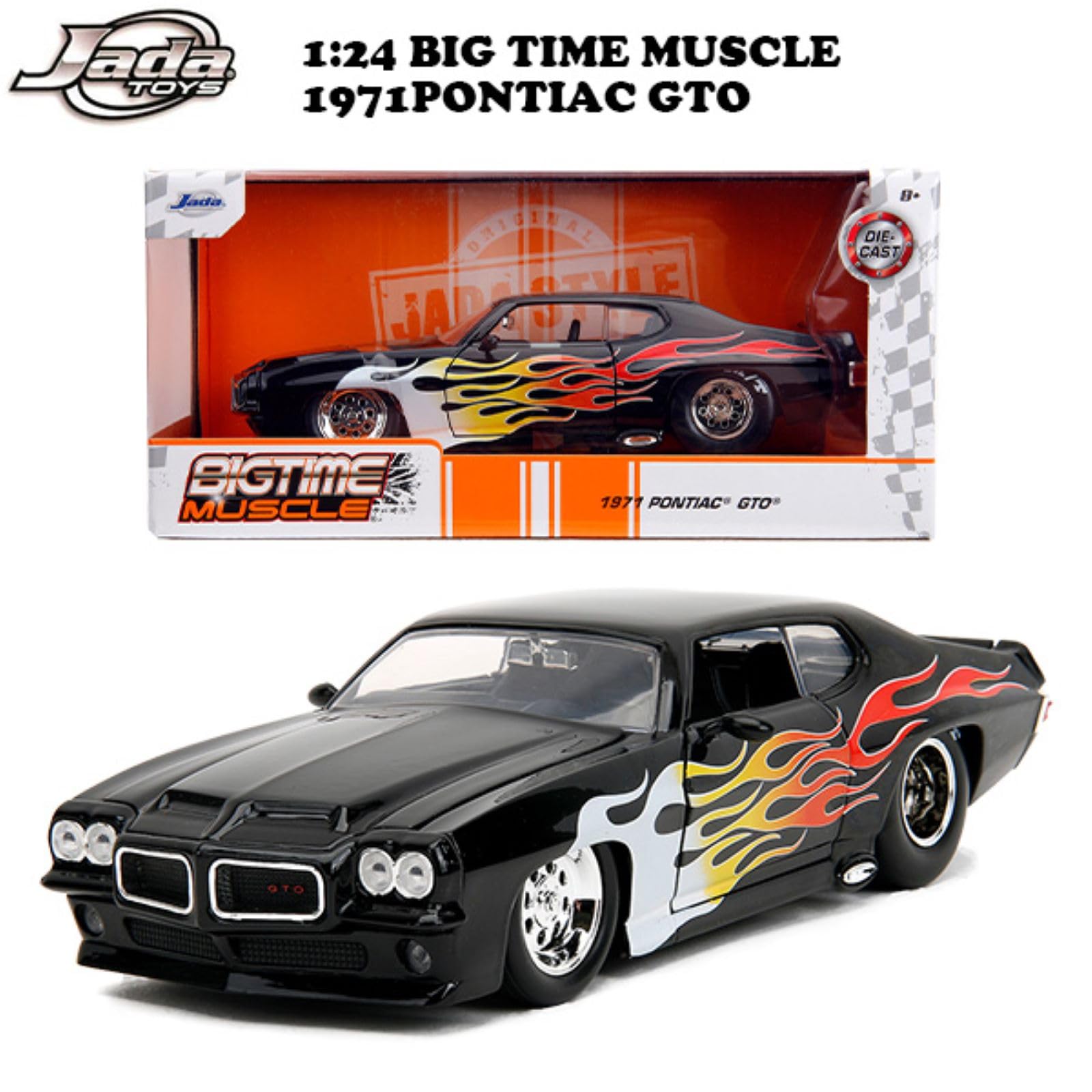 Jada Big Time Muscle 1:24 1979 Chevy Camaro Z28 Die-Cast Car, Toys for Kids and Adults (Police Colors)