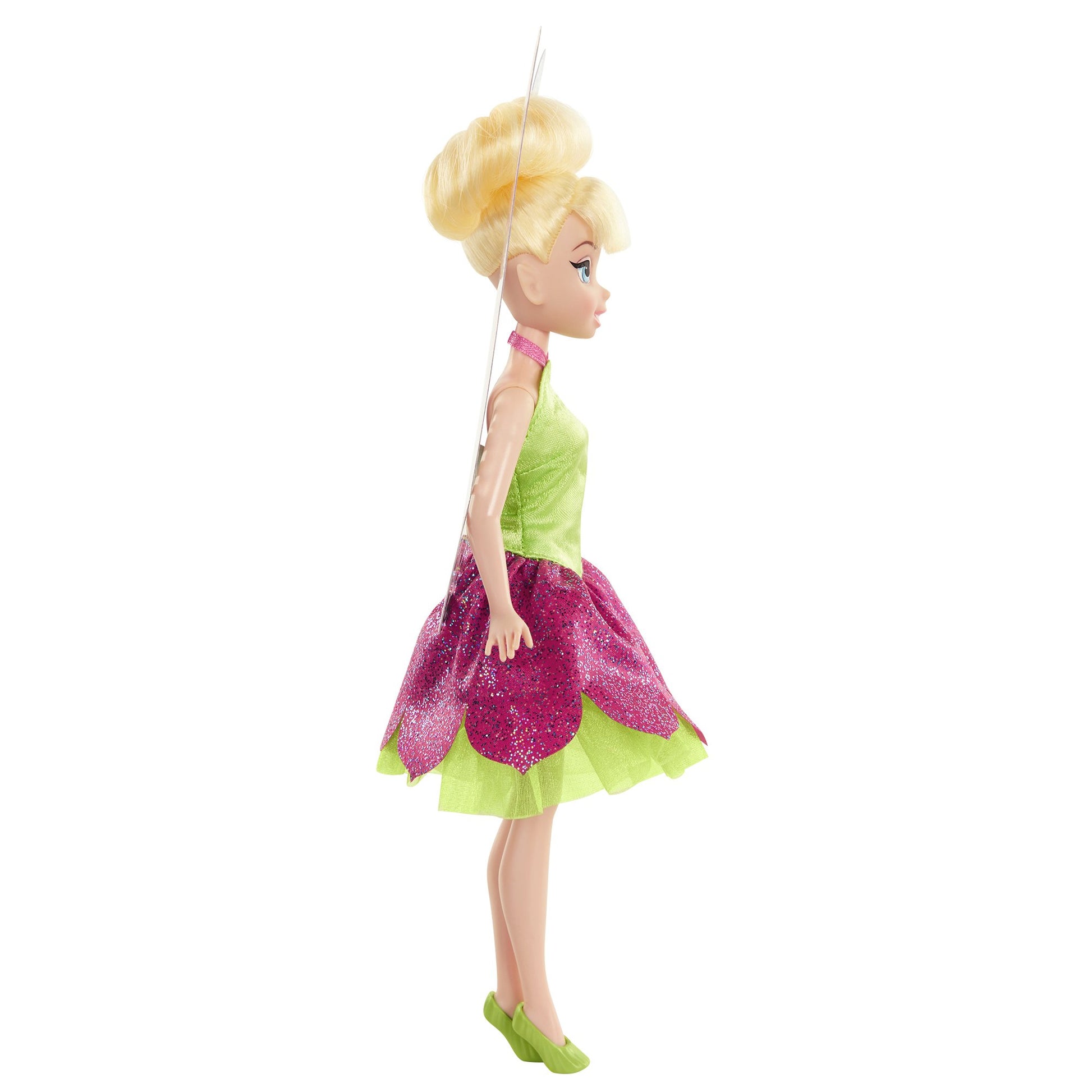 Disney Fairies Classic Tink with Dress Doll, Pink/Green