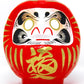 Japanese Daruma Doll Handmade in Japan - Authentic Red 4.7 inch Traditional Takasaki Good Luck Goal Setting Doll for Success, Motivation & Zen Decor