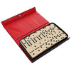 Double Six Dominoes with Spinners - White Tiles